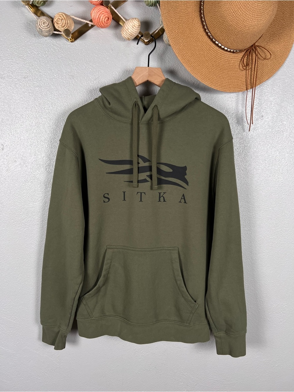 Sitka Icon Pullover Hoodie Cypress Green Hunting Performance Sweatshirt Medium